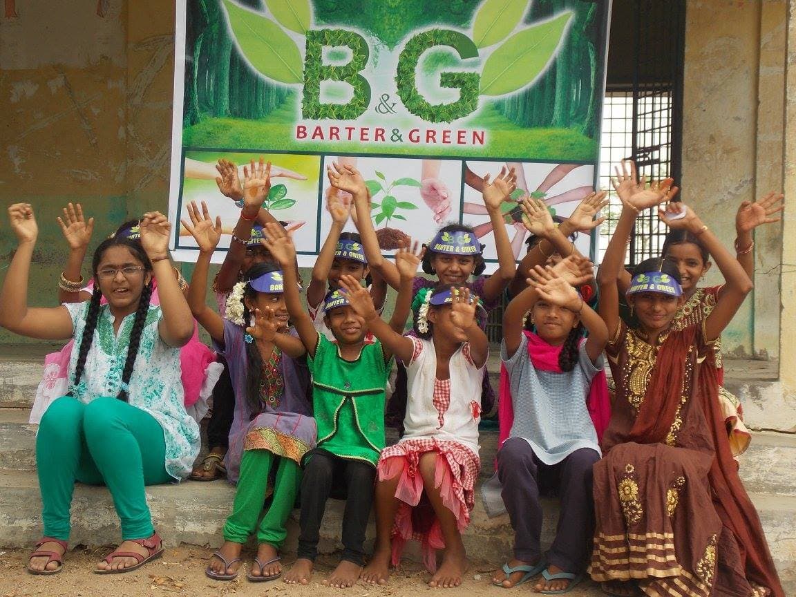 bNg grassroots activity — Tree Utsav, Vidya Sambaralu, or computer training camp · Krishna District 2016 (photo C09)
