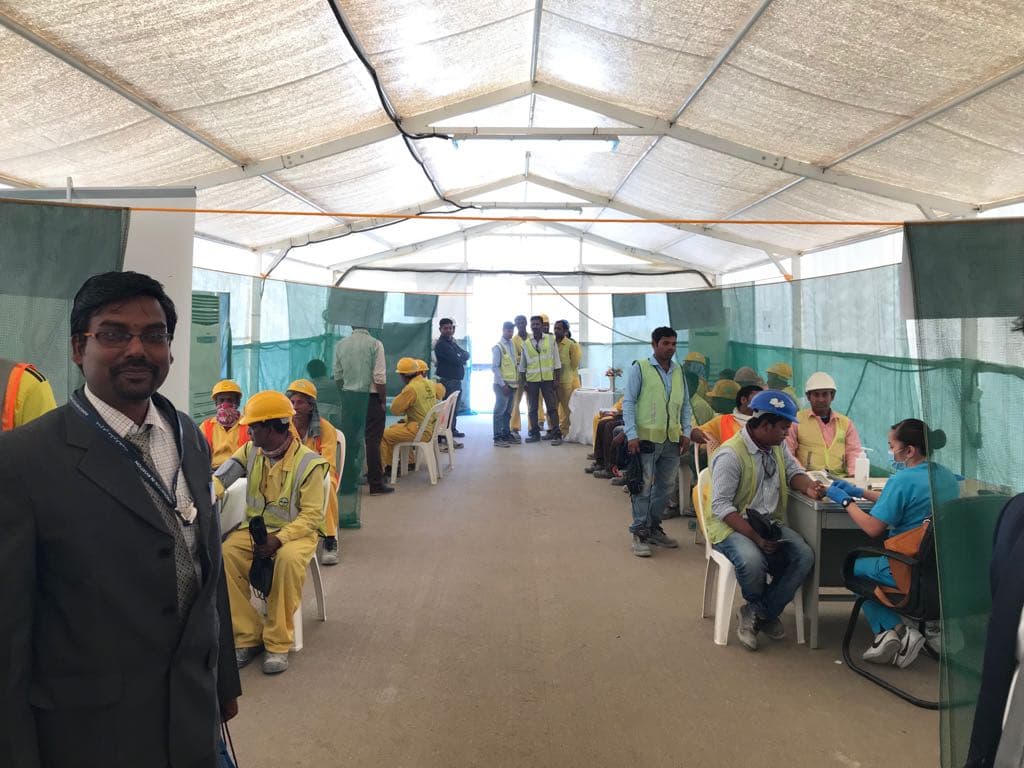 bNg medical camp in partnership with L&T and Ahalia Hospitals, Abu Dhabi, February 2018 (photo A15)