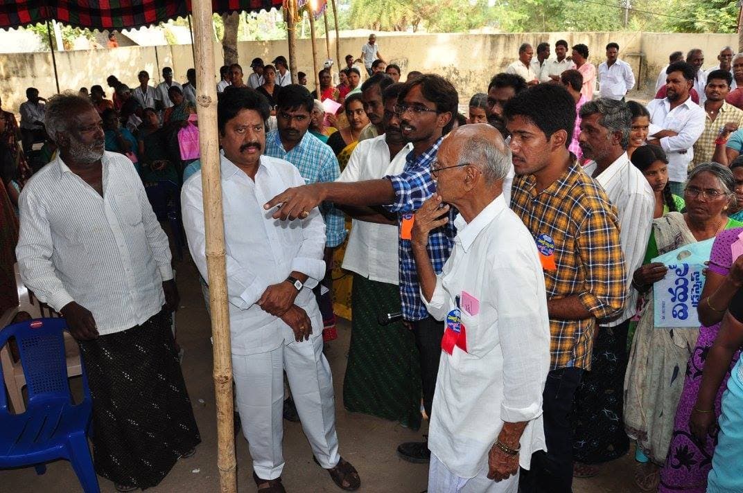 Sukheebhava free medical camp at Konakanchi, Krishna District · 11 January 2017 (photo D23)